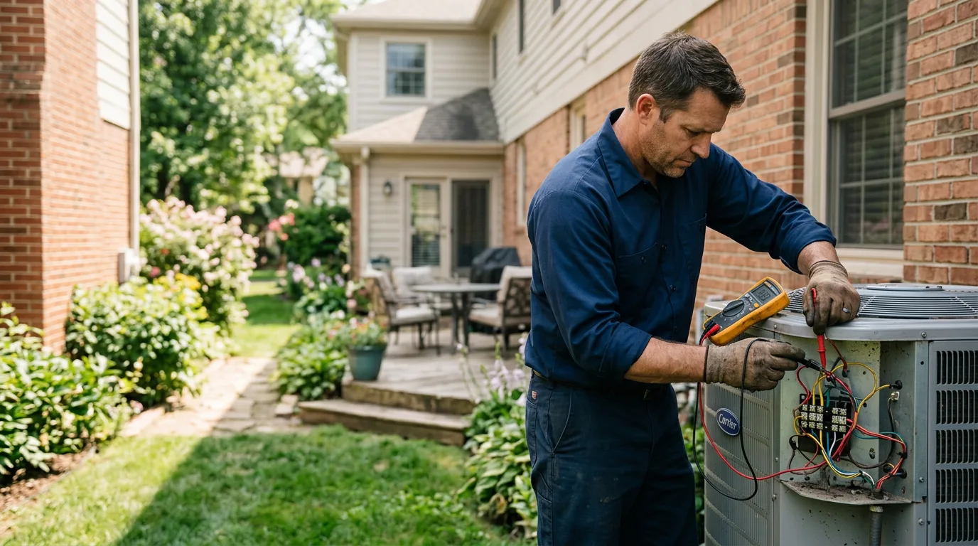 HVAC technician working near Granville, IA